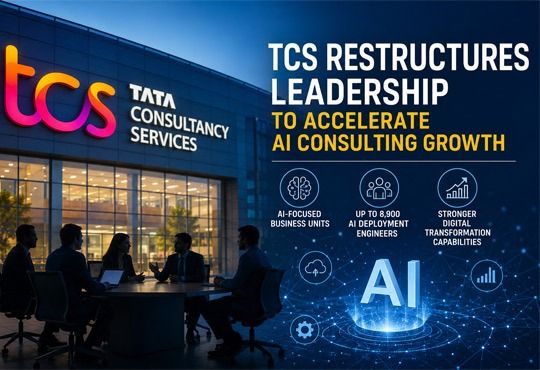 TCS Restructures Leadership to Accelerate AI Consulting Growth